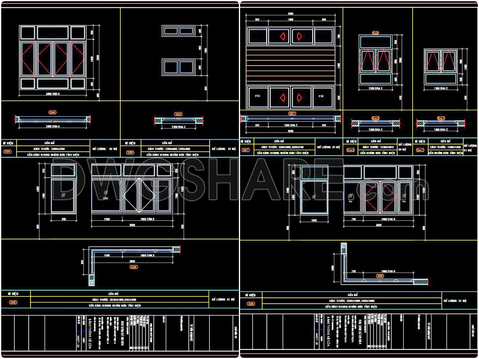 717. Free Detailed CAD Drawings Of Doors, Windows For Download (1)