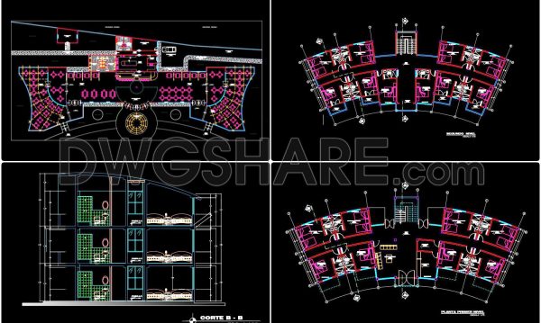 10 months ago
                

                
             98473. Download AutoCAD DWG drawings of a tourism and entertainment center