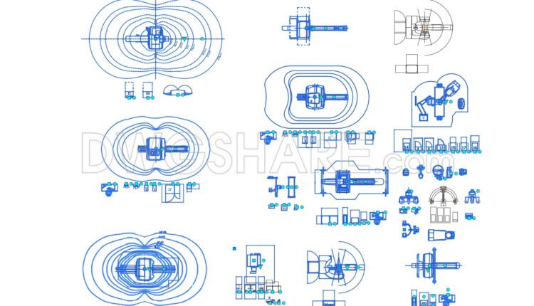 78. Free Download Dynamic CAD Blocks of Medical Radiology Equipment (2)