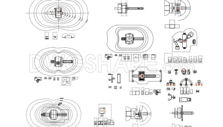 78. Free Download Dynamic CAD Blocks of Medical Radiology Equipment (1)