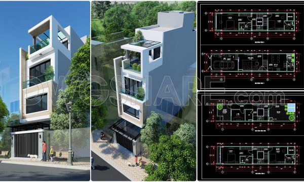 10 months ago
                

                
             1,648793. Free Download – Modern 3-Storey and Rooftop Townhouse Interior Floor Plan CAD Drawing