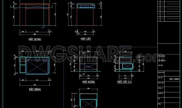 10 months ago
                

                
             244110. Free Download Modern Headboard Table Detail CAD Drawing
