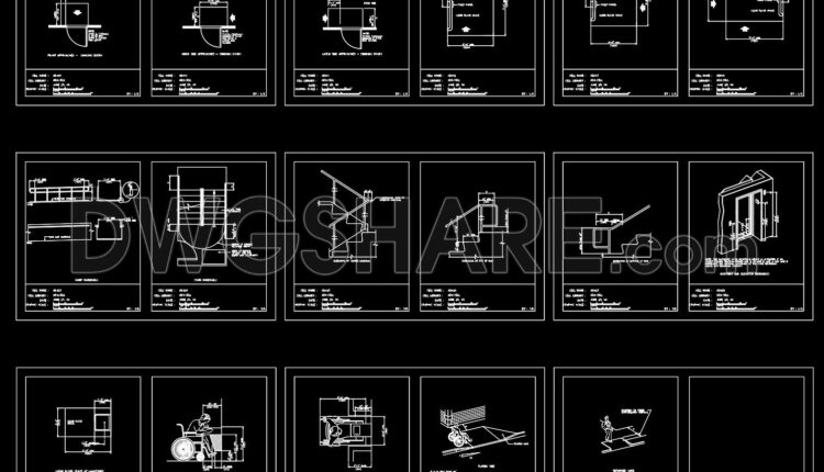112. CAD Accessibility Design for Disabled – Free Download (1)