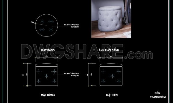 9 months ago
                

                
             137114. Free Download Bedroom Stool Detail CAD Drawing