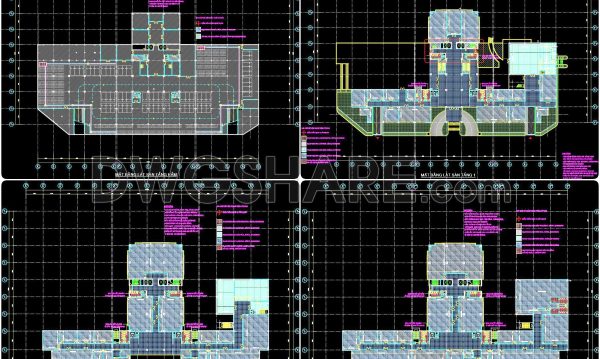 9 months ago
                

                
             888129. Free download floor finishing CAD drawings for a 3-story office building (6,785 m2)