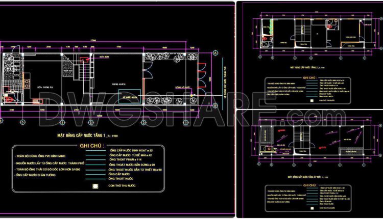 130.-cad-drawings-detailing-the-design-of-water-supply-and-drainage-systems-for-a-3-story-townhouse-2