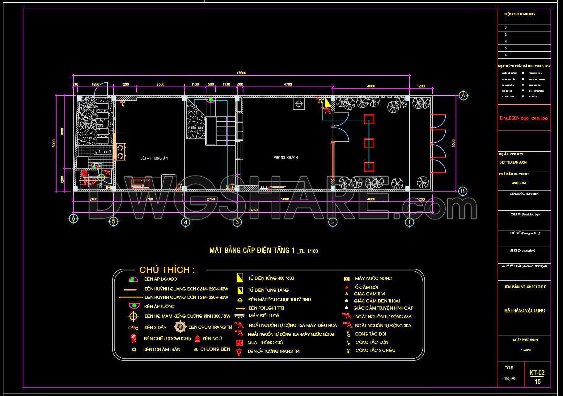 131. Free download electrical and internet cad drawings for 3-storey house (3)