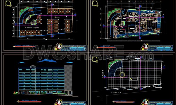 9 months ago
                

                
             2,25515. Free download multi-story parking building architectural drawing DWG