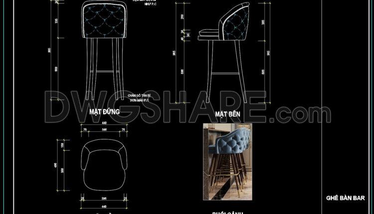 163.-free-download-detailed-cad-drawings-of-bar-stools-for-kitchen-design