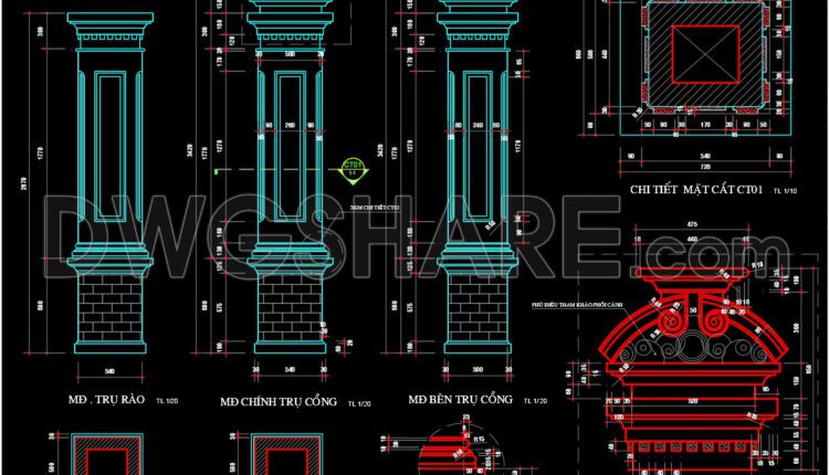 212. Download Classic European Gate & Fence Design Cad Drawings (dwg File) (2)