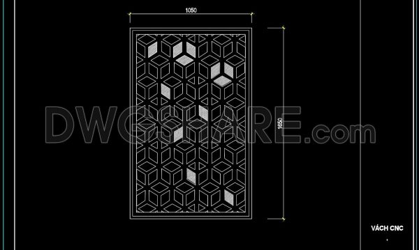9 months ago
                

                
             632222. Free Download CNC Partition Panel CAD Drawing Detailed Design with Dimensions