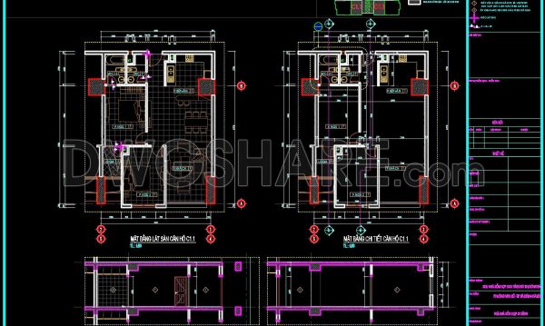 9 months ago
                

                
             500294. Free Download CAD Detailed Floor Plan of Apartment C1.1 – Full Layout & Construction Sections DWG