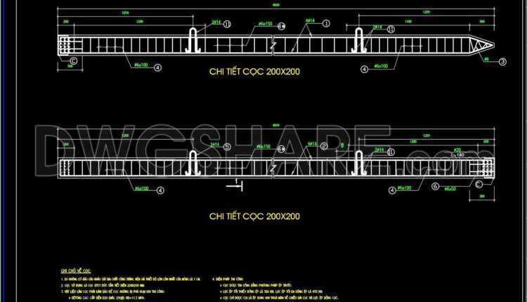 336. Free Download of Structural CAD Drawings for 6.5m x 11m Reinforced Concrete Townhouse (1)