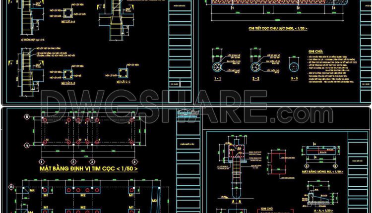 337. Free Download of Structural CAD Drawings for 3.6m x 17m Reinforced Concrete Townhouse (3)