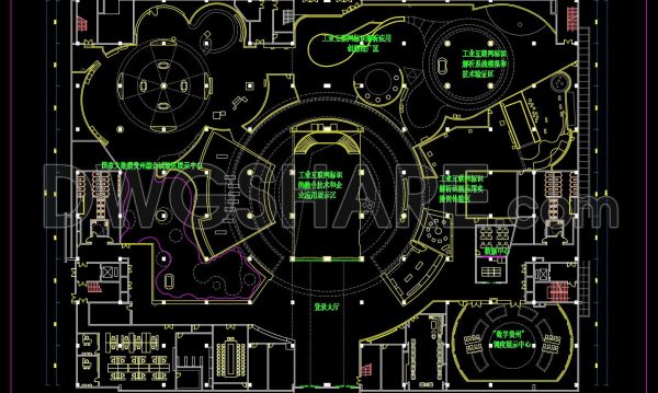 9 months ago
                

                
             1,65034. Guizhou Industrial Science and Technology Exhibition Hall – Floor Plan – Free CAD Drawing Download