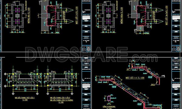 10 months ago
                

                
             417340. Free Download of Structural CAD Drawings for 6m x 17.5m Reinforced Concrete Townhouse