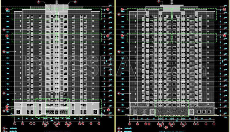 37. Download Architectural Cad Drawings Of A 20-floor Residential Apartment Building (3)