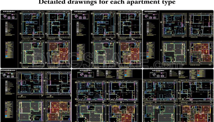 39. Detailed Drawings For Each Apartment Type