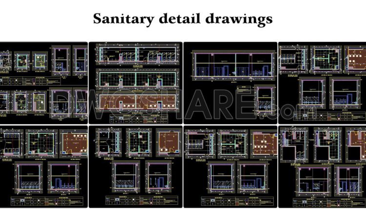 39. Sanitary Detail Drawings