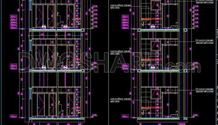 425. Download Free CAD Blocks – Public Toilet and Washroom Details (3)