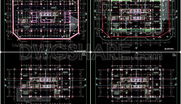 43. Download Itasco Tower 25-story Apartment Architectural Autocad Dwg Drawings (2)