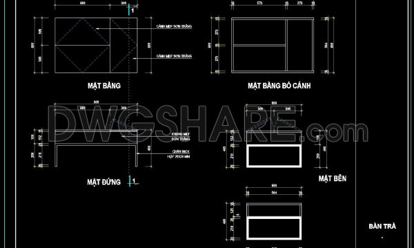 9 months ago
                

                
             19743. Free download of CAD drawings for living room coffee table details