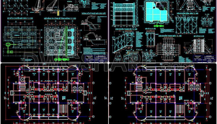 47. Download Architectural Cad Drawings Of An Administrative And Media Center Building (7)