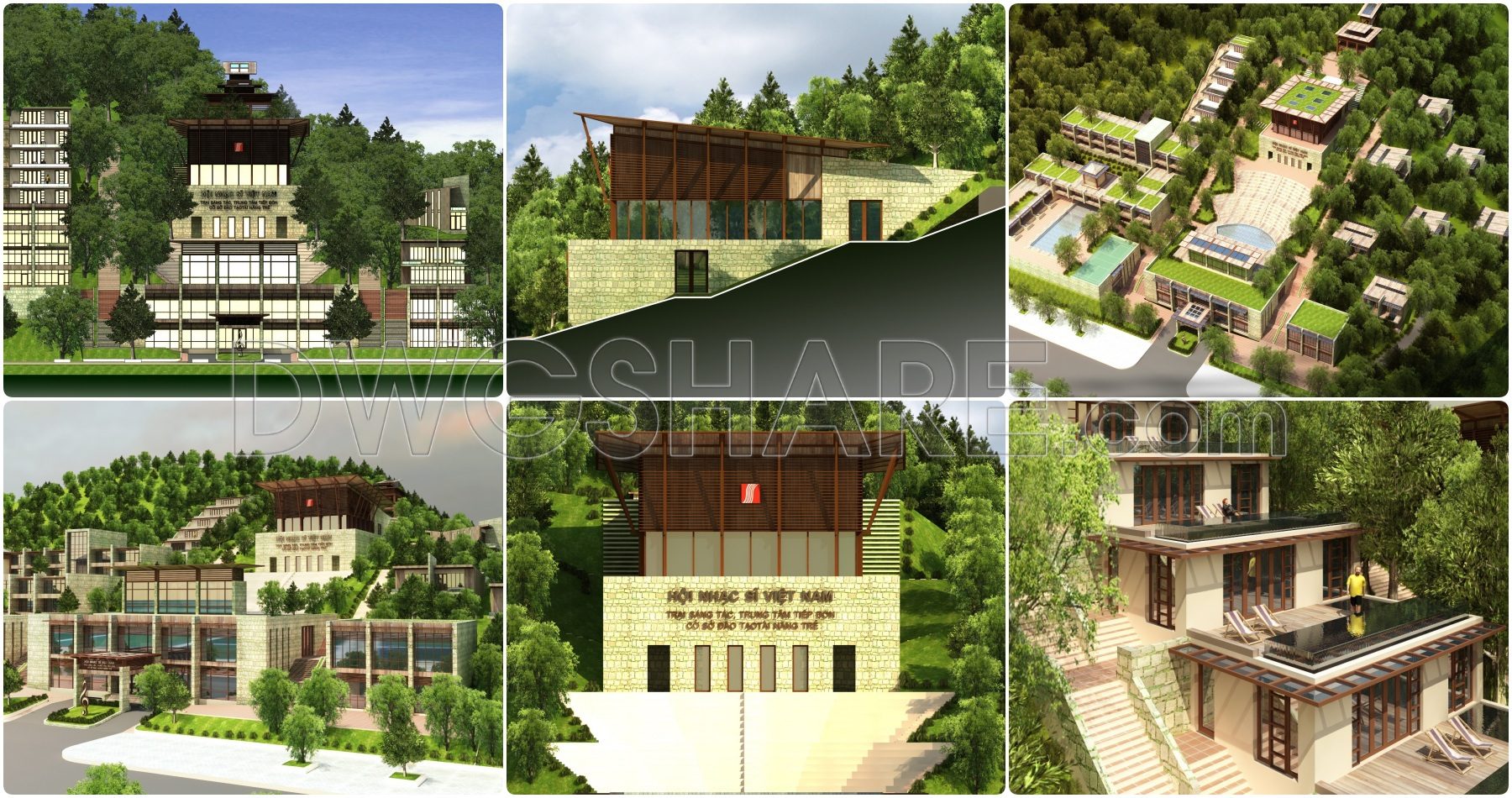 50. Design Drawings Of The Reception And Young Talent Training Center Of The Vietnam Musicians Association (2)