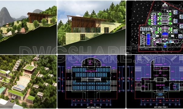 50. Design Drawings of the Reception and Young Talent Training Center of the Vietnam Musicians Association