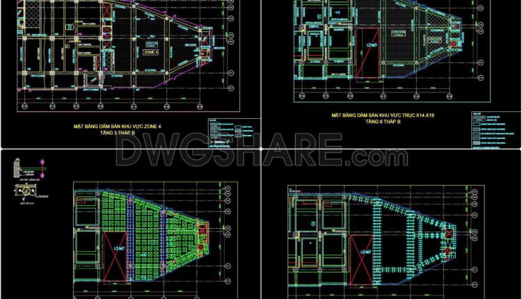54. Free Download CAD Construction Drawings of Beam & Slab Method Using PAL Scaffolding (1)