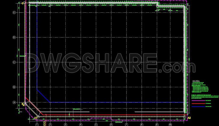 56. Free Download – Diaphragm Wall Construction Method CAD Drawing for High-Rise Buildings (3)