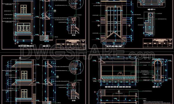 570. Free Download CAD File – Detailed Facade & Architectural Construction Drawings