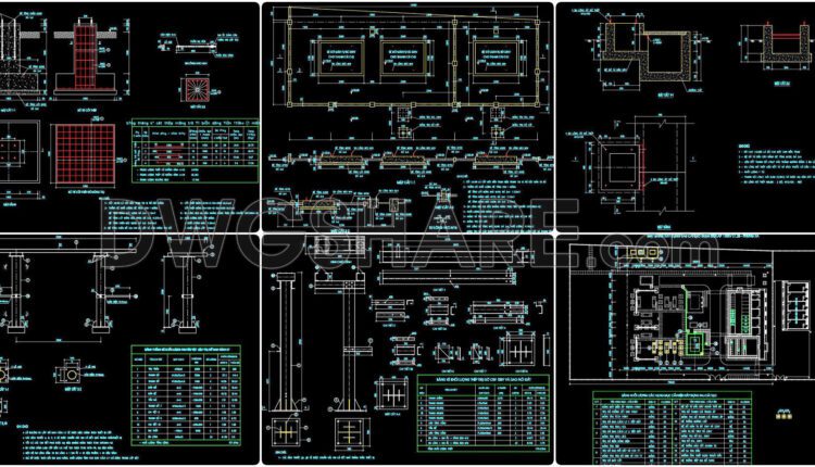 63. Download Full Autocad Dwg Drawings Of A 110kv Power Plant Project (8)