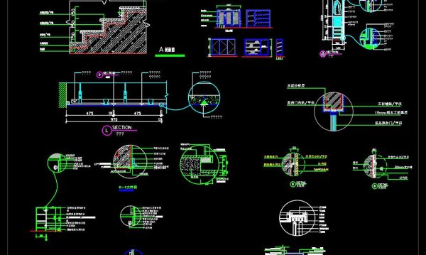 10 months ago
                

                
             676644. CAD Detail Blocks Floor, Stair, and Door Section Details