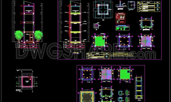 10 months ago
                

                
             438645. Elevated Tank Structural Elevation and Sections Autocad Drawing DWG