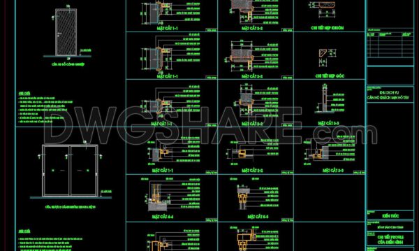 10 months ago
                

                
             687734. Free Download Typical Door Profile CAD Detail Drawings for Hotel Building