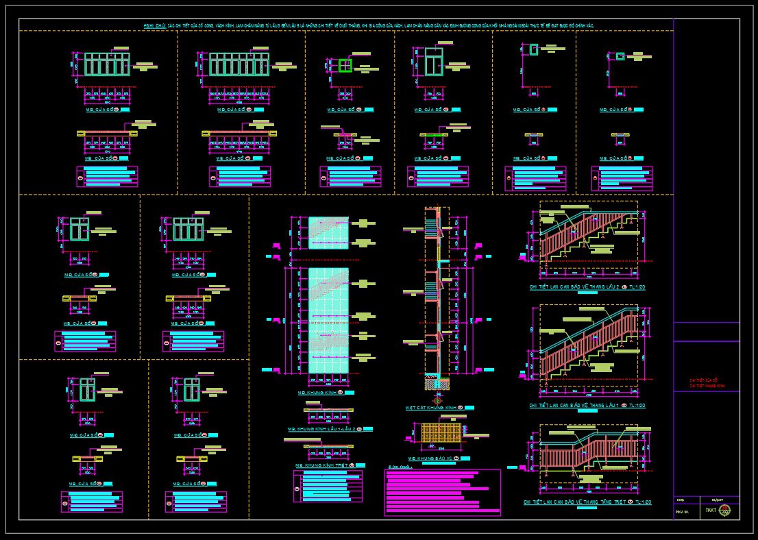 773. Download Free DWG CAD Details of Doors and Windows (2)
