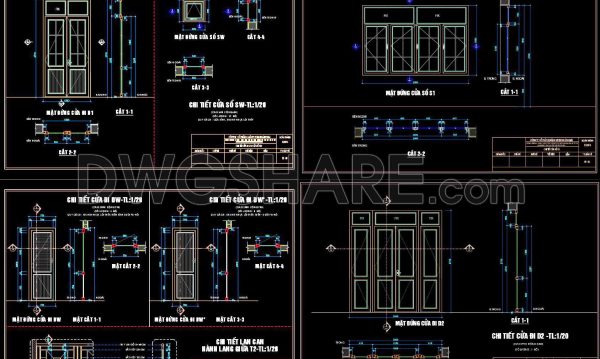 10 months ago
                

                
             462783. Download Free DWG CAD Details of Doors and Windows