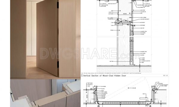 9 months ago
                

                
             3,689790. Free Download Wood-Clad Hidden Door CAD Drawings – Full Construction Details & Section Plans