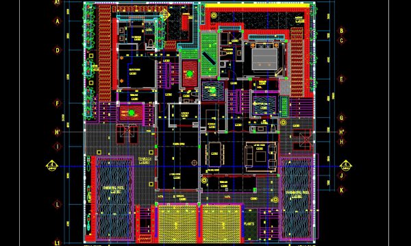 10 months ago
                

                
             1,823800. Free Download 600m2 Villa Ground Floor Layout CAD Drawing