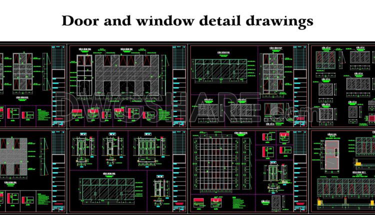 93. Door And Window Detail Drawings