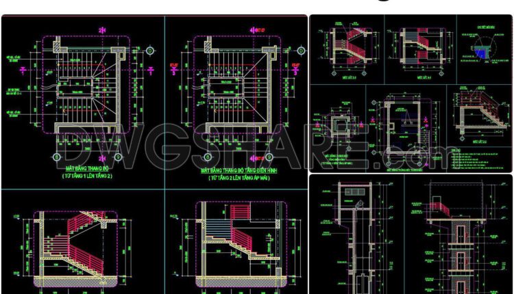 93. Stair Detail Drawings