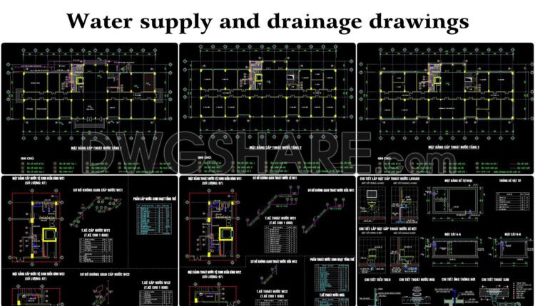 93. Water Supply And Drainage Drawings