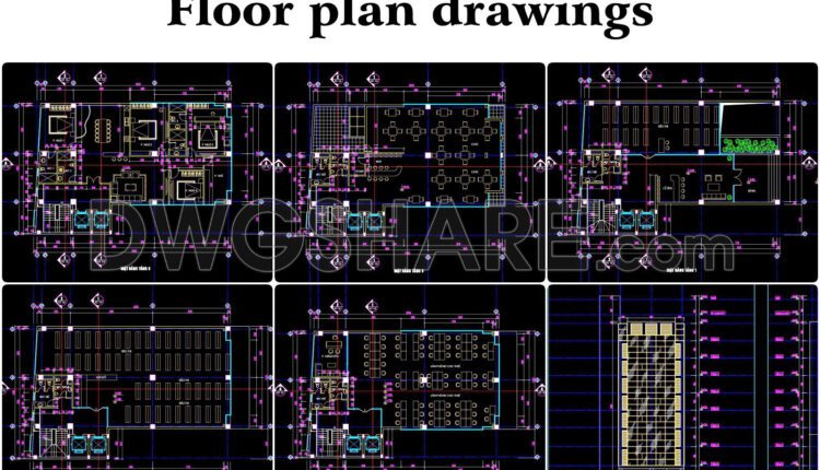 94. Download Full Cad Design Drawings For All Categories Of A 9-story Office Building (2,600 M2) (2)