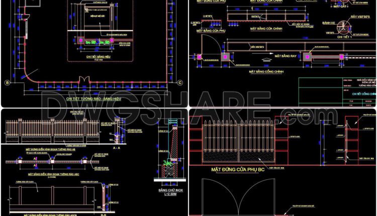 95. Fence Structural Design Drawings (2)