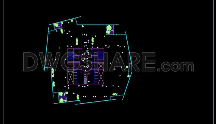96. Free Download – Autocad Dwg Drawing Of The London Bridge Tower Designed By Renzo Piano (2)