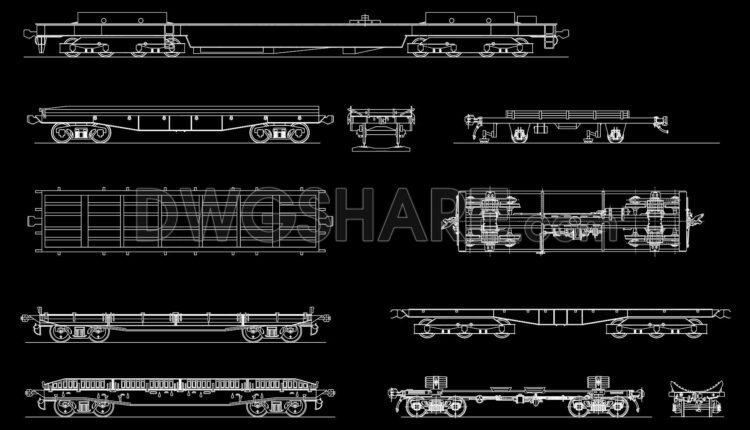 97.-free-download-flat-wagon-autocad-drawings