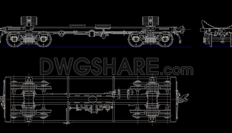 98. Free Download Freight Car Components AutoCAD Drawings (1)