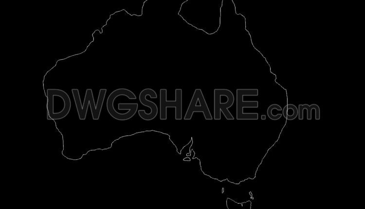 Australia-map-autocad-file-download