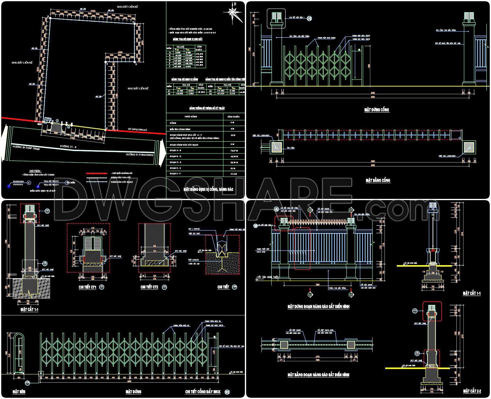 101. Detailed Drawings Of Gates And Fences (2)